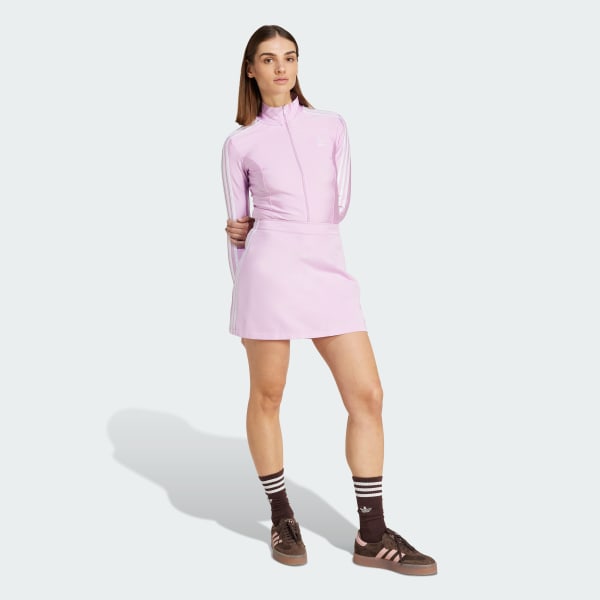 paars Adicolor 3-Stripes Mini Rok