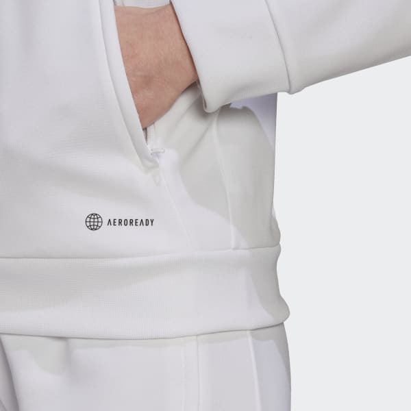 Blanc Veste de survêtement d'entraînement Real Madrid Condivo 22 K6887