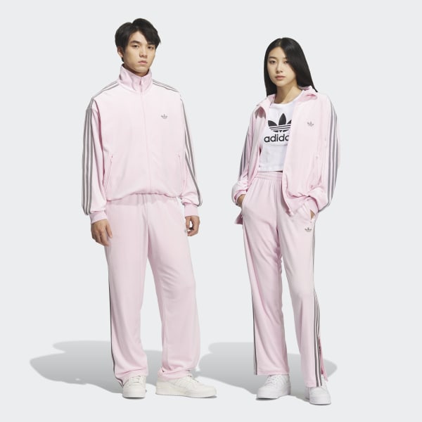 snidel×adidas ピンクベロアジャージXS 本日のみ限定価格 アディダス ファイヤーバード トラックトップ ベロア FOR