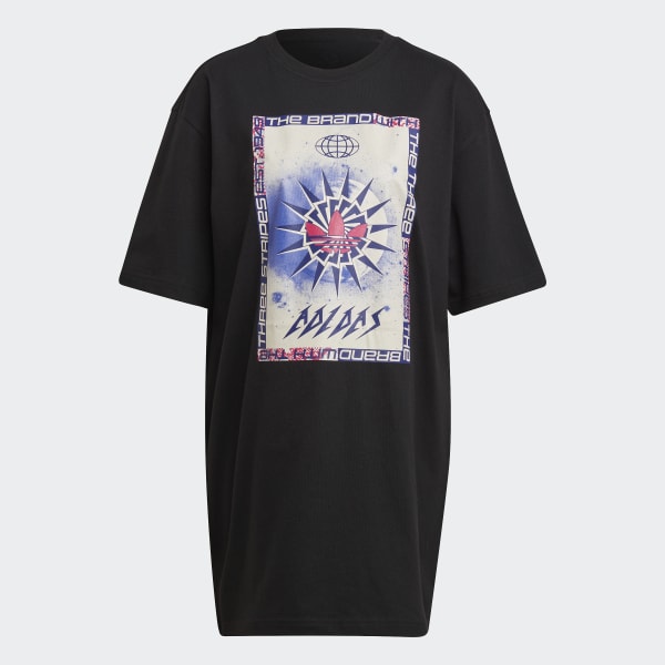 Negro Vestido Camiseta ENN59