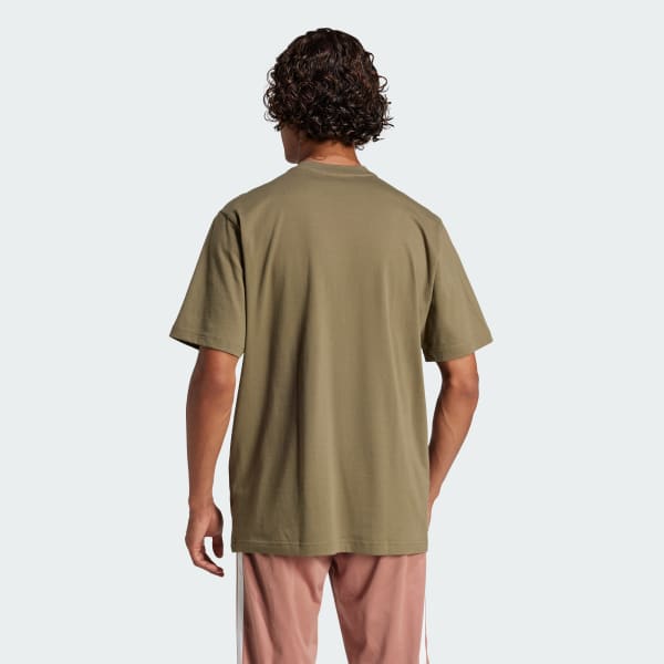 Verde Polera Essentials Linear Single Jersey