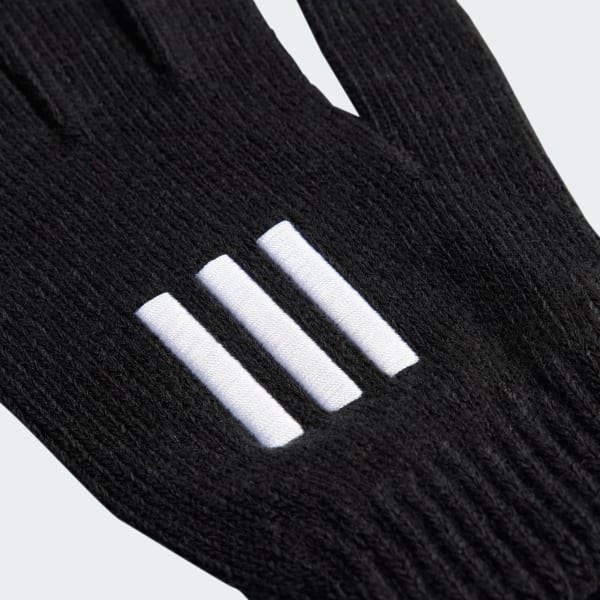 Nero Guanti Essentials 3-Stripes