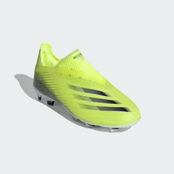 adidas X Ghosted+ Laceless Firm Ground Cleats - Yellow | adidas US