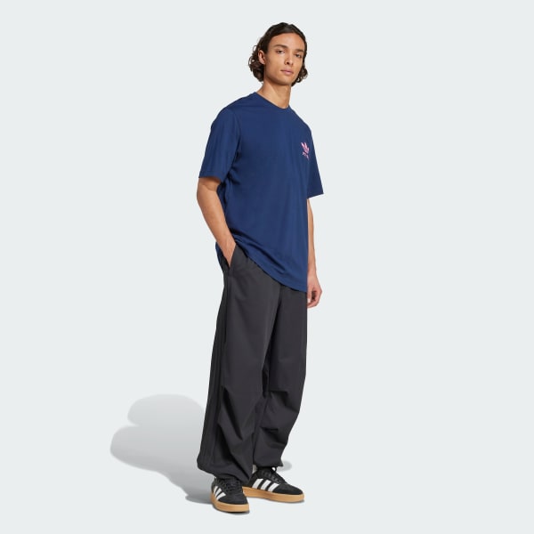 Blue Japanese Juice Packaging Graphic Tee