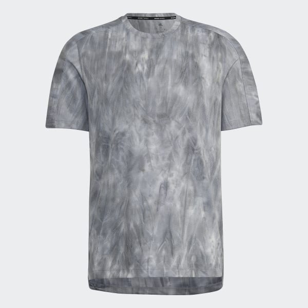 Grau Workout Spray Dye T-Shirt