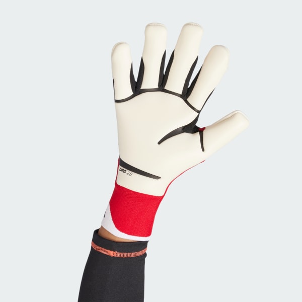 Red Predator Pro Hybrid Goalkeeper Gloves