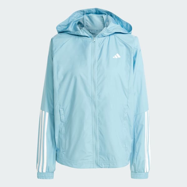 Blue adidas windbreaker clearance