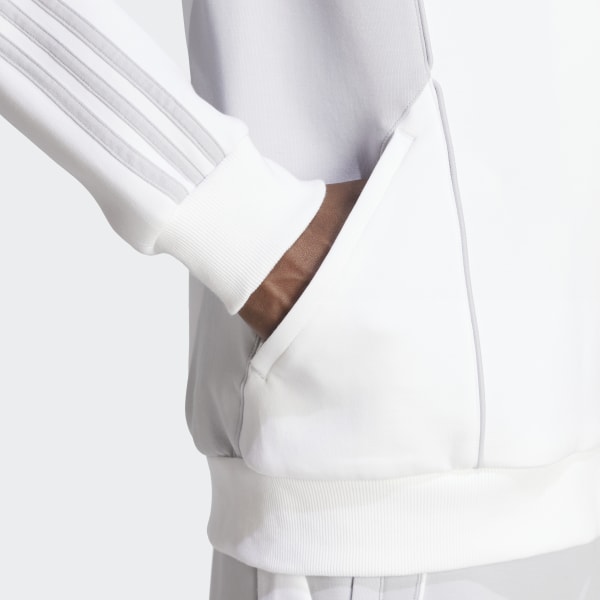 adidas Real Madrid UBP Doubleknit Track Top - White | Free