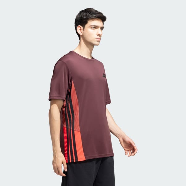 Burgundy Train Essentials Comfortable Tee