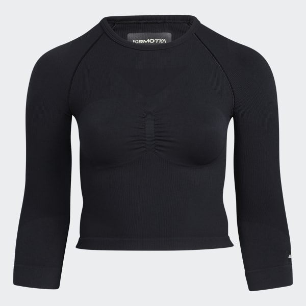 Noir T-shirt Formotion Cropped Training (Grandes tailles) 26518