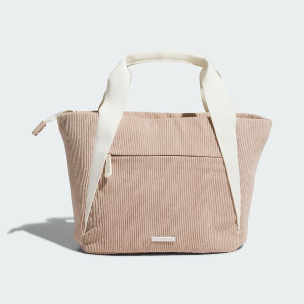 Brown Corduroy Look Tote Bag