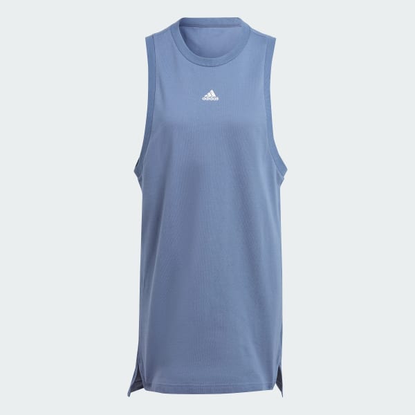 Blue Sportswear Resort Graphic Tank Dress
