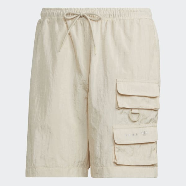 Beige Reveal Material Mix Short QC186