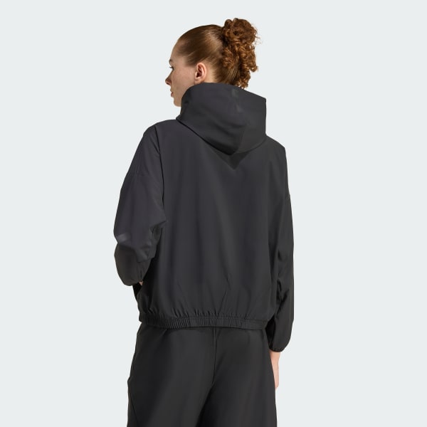 Black ADIDAS Z.N.E. WOVEN TRACK TOP
