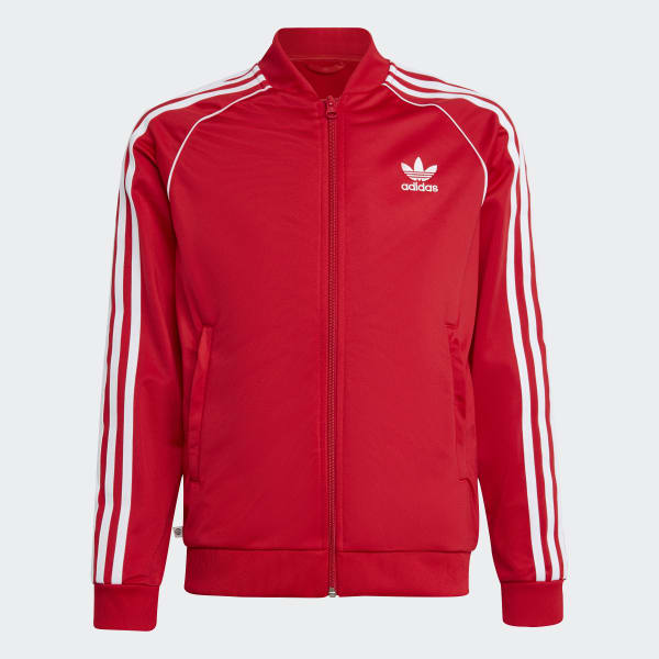 adidas Kids' Lifestyle Adicolor SST Track Jacket - Red | Free Shipping ...