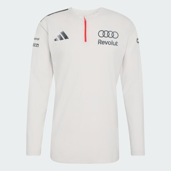 Blanco Polo de manga larga AUDI FORMULA ONE TEAM ENGINEERS & MARKETING