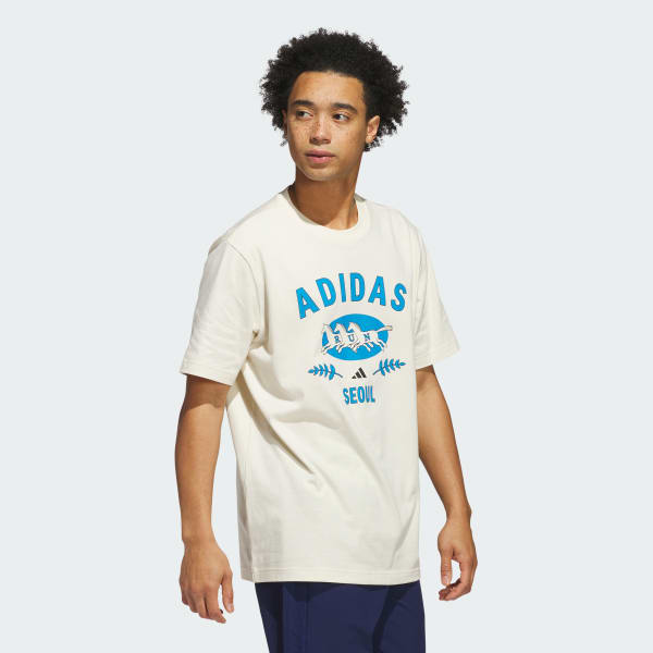 ★ADIDAS★ ソウル限定 SEOUL TEE JM0275 JM0276 adidas Seoul Tee Men's Sportswear T-Shirts Casual Tee Black