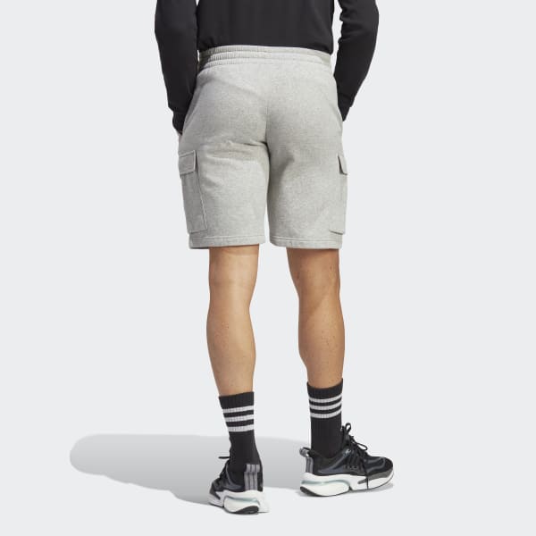 Grey cargo shorts top