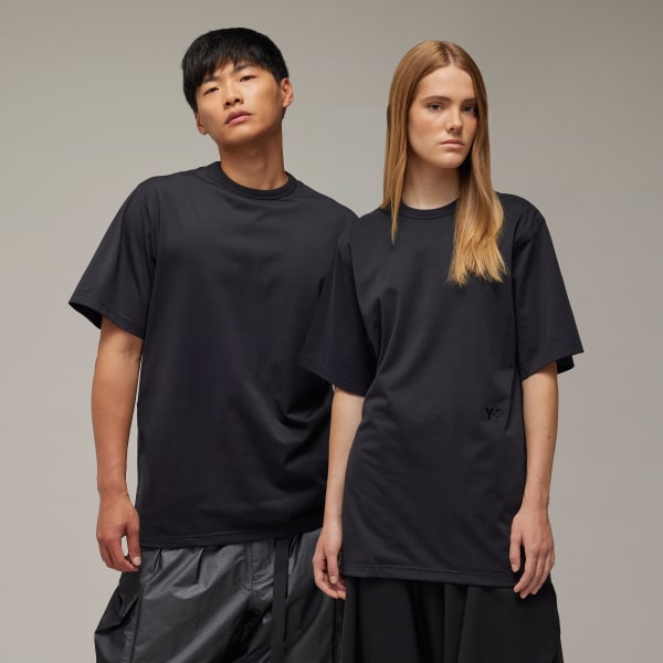 Noir T-shirt à manches courtes Y-3 Premium