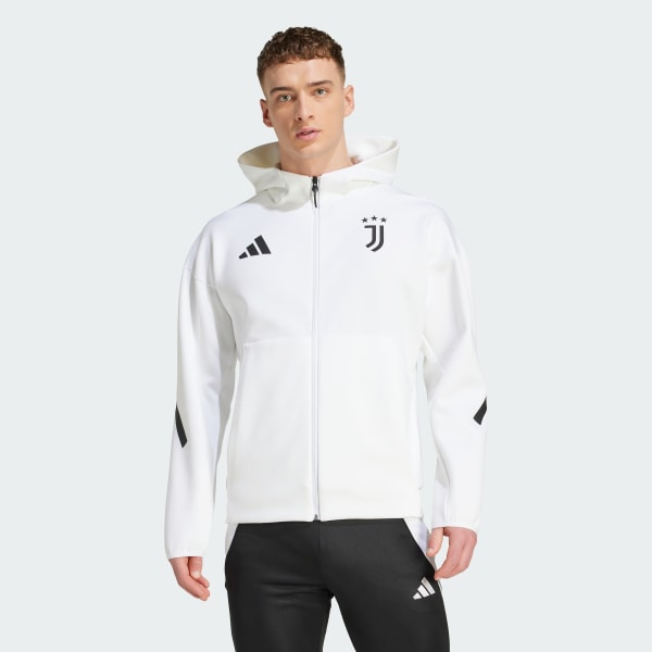 adidas Juventus ADIDAS Z.N.E. Anthem Jacket - White | Free