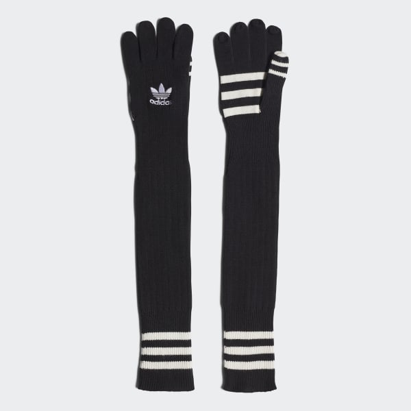 black adidas gloves