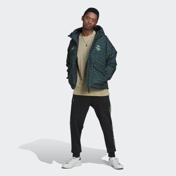 Svart Real Madrid Down Jacket