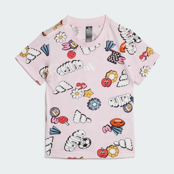 Ροζ Seasonal Essentials Fun Allover Print Set Kids