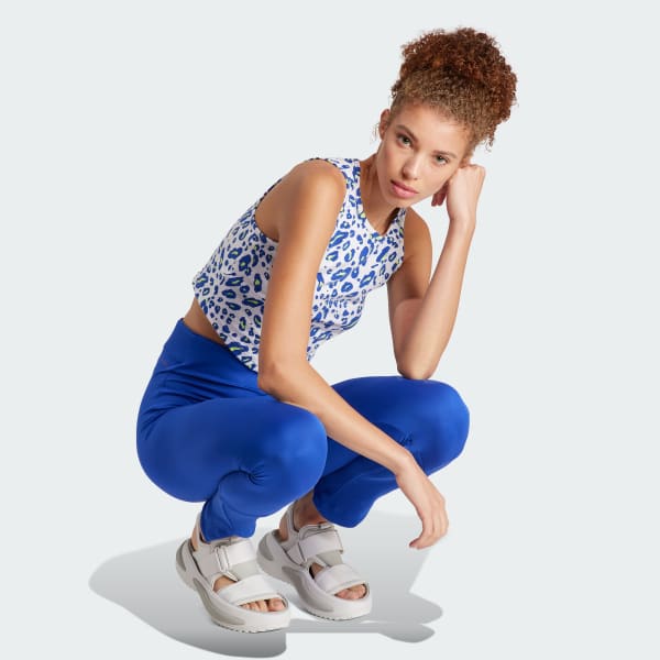 Blanco Esqueleto Corto Essentials Animal Print
