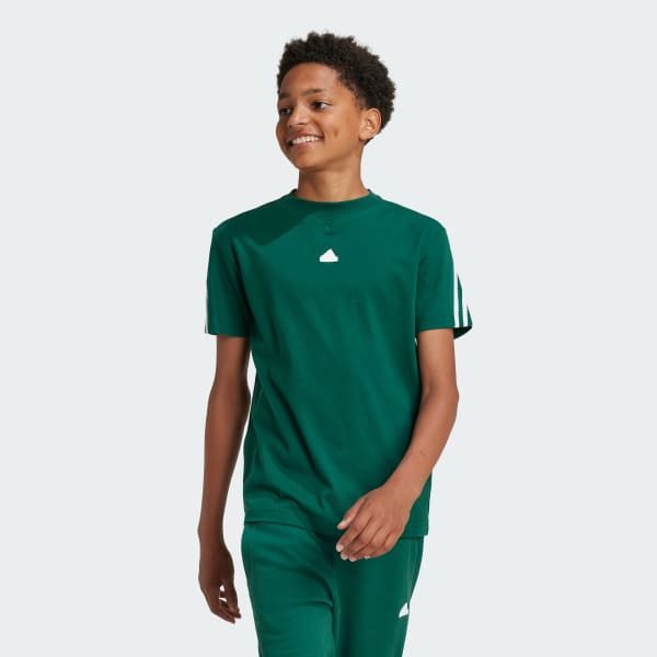 Vert T-shirt 3 bandes Future Icons