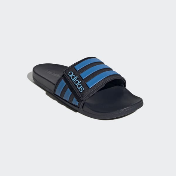 adidas Adilette Comfort Adjustable Slides - Blue | adidas India
