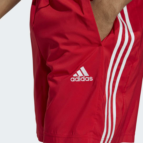 cervená Šortky AEROREADY Essentials Chelsea 3-Stripes