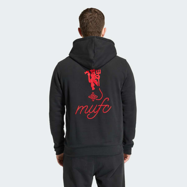 Black Manchester United Cultural Story Hoodie