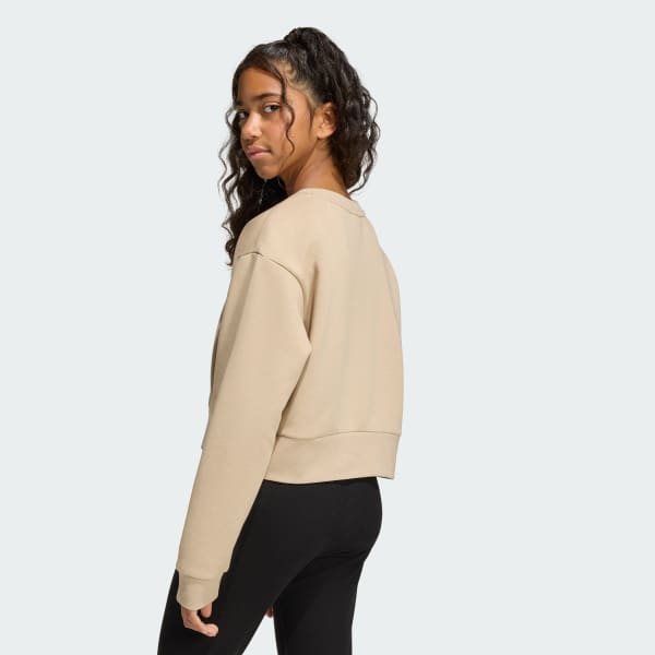 Beige BOXY SWEATSHIRT