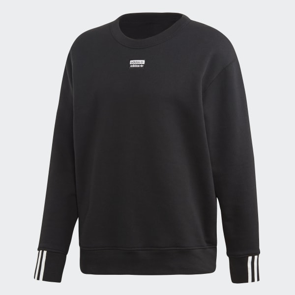 Blusa Moletom Crew - Preto adidas | adidas Brasil
