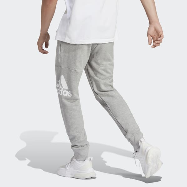 ADIDAS Sportswear Pantalón Chándal Essentials Fresnch Gris Jaspeado Medium  Grey Hombre