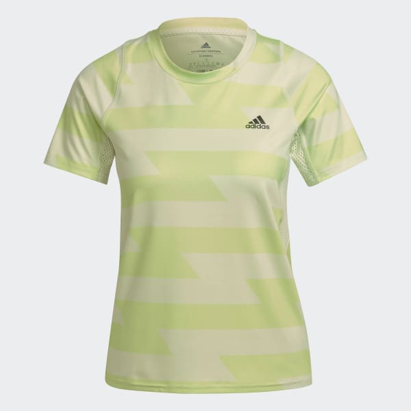 adidas Playera Estampada Fast - Verde | adidas Mexico