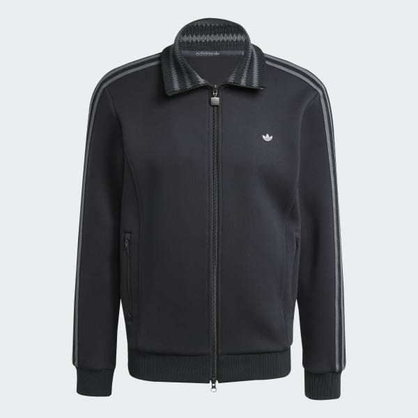 adidas Premium Track Top - Black | Free Shipping with adiClub