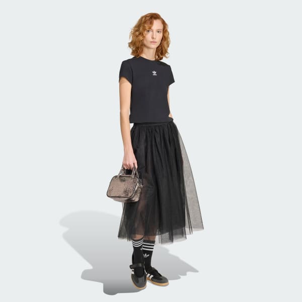 cierna SUKŇA ADIDAS ORIGINALS TULLE SKIRT