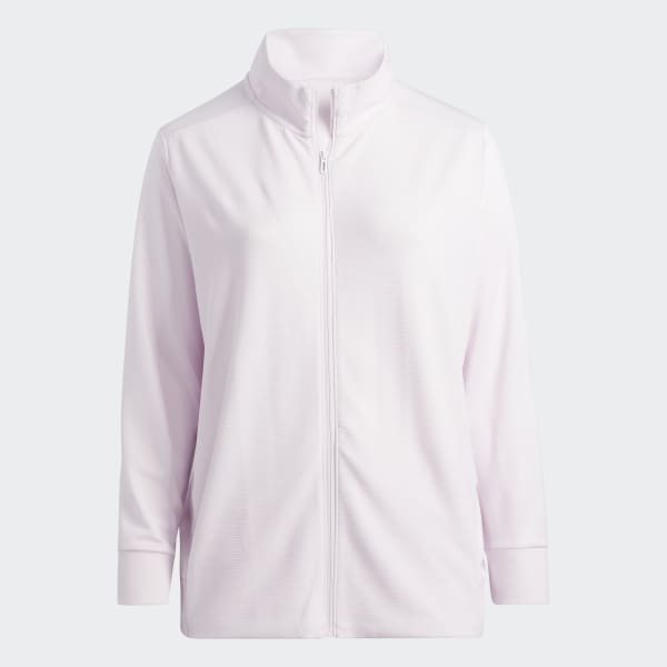 Roze Textured Ritsjack (Grote Maat) DJ520