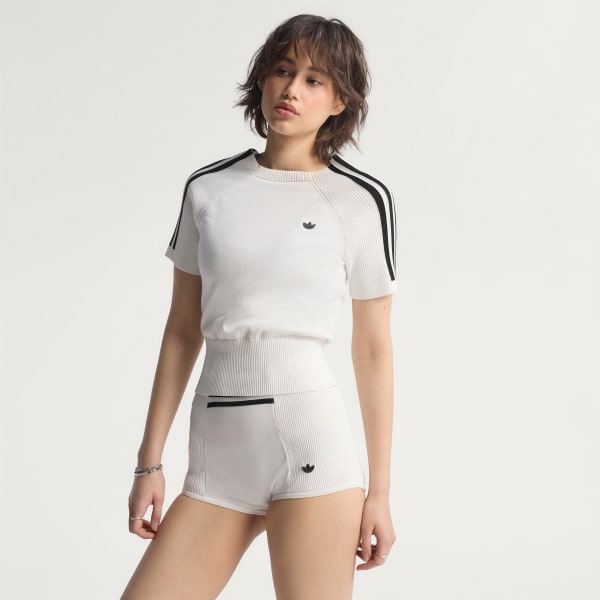 Hvit Sock Cali T-skjorte