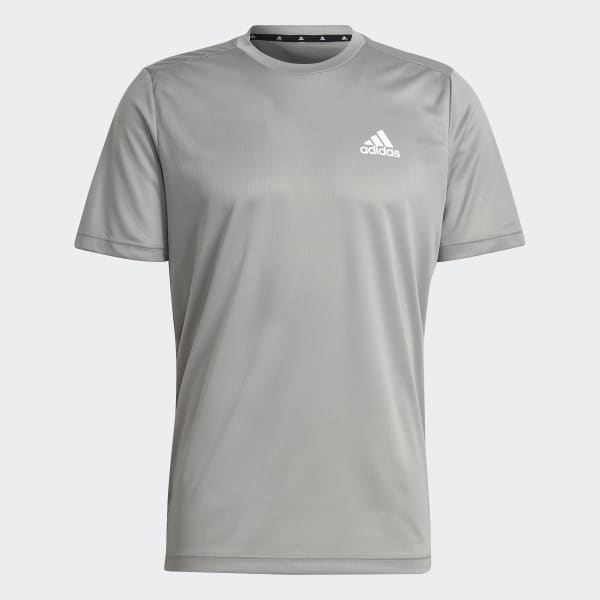 Szary AEROREADY Designed To Move Sport Tee