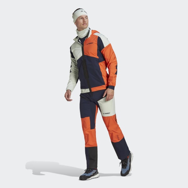 Orange Terrex Skyclimb Gore Soft Shell Ski Touring Jacket