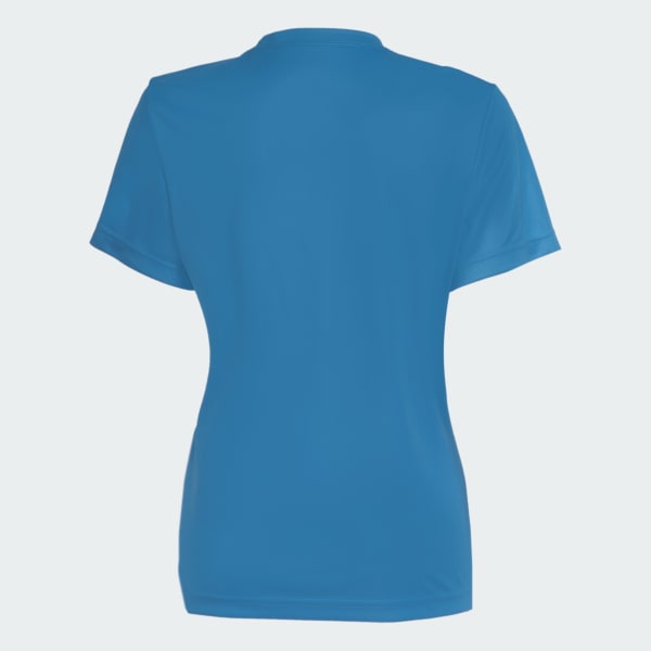 Azul Camiseta Treino De Poliéster