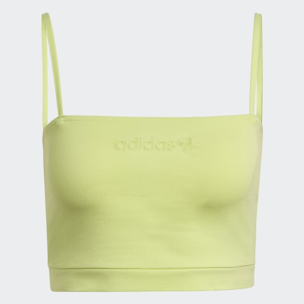 Yellow Spaghetti Tank Top