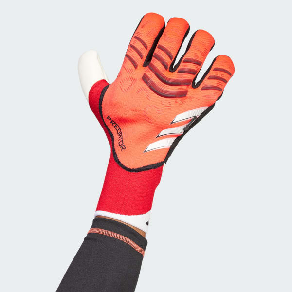 Czerwony Rękawice Predator Pro Fingersave Goalkeeper