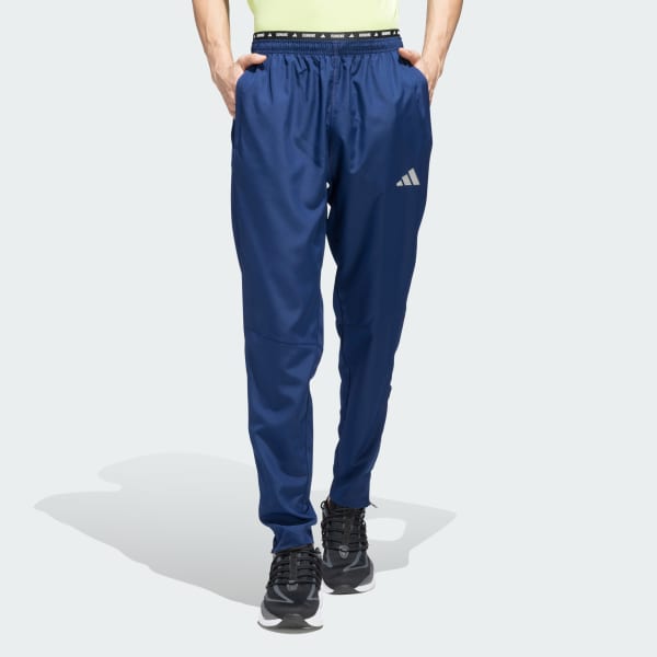 Blue 3-Stripes Running Pants