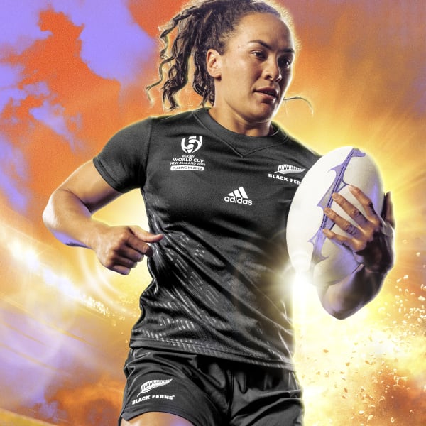 Black Black Ferns Rugby World Cup Home Jersey