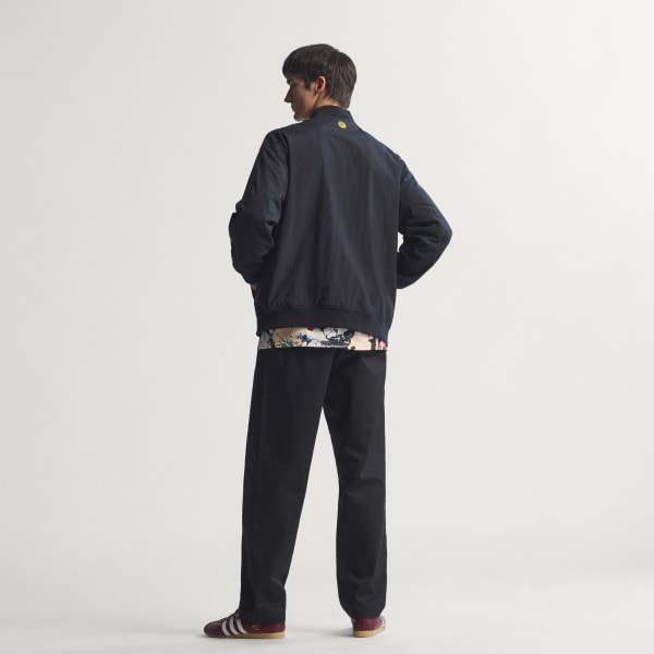 Schwarz Manchester United Stone Roses Jacke