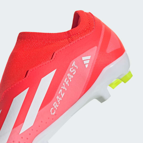 X Crazyfast League Laceless Firm Ground Boots
