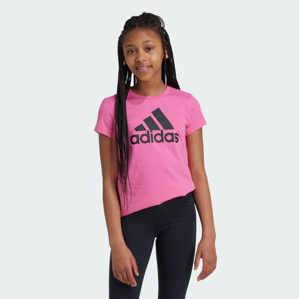 Rosado Polera Essentials Logo Grande Algodón